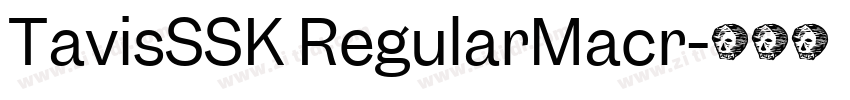 TavisSSK RegularMacr字体转换